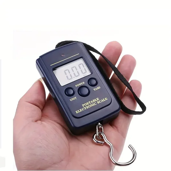 Bascula Digital LCD de mano para colgar equipaje 40Kg