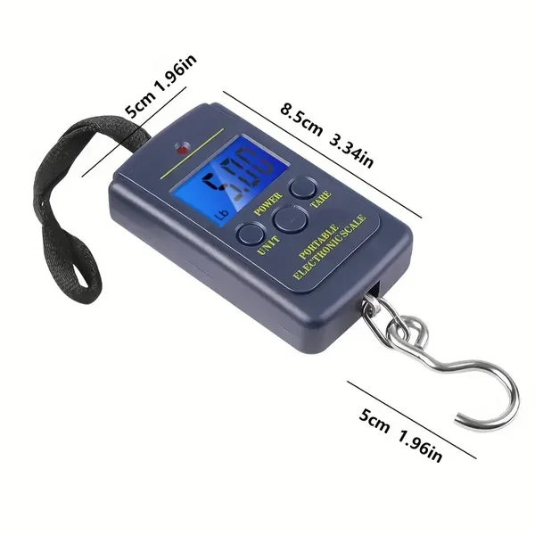 Bascula Digital LCD de mano para colgar equipaje 40Kg