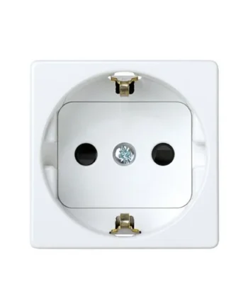 Base de enchufe schuko 250V Simon 27 Play Blanco 16 A