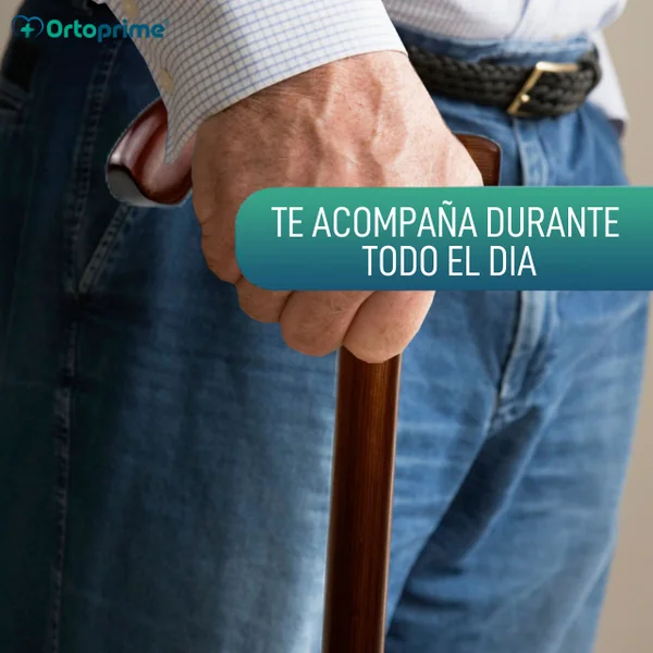 Bastón Anciano de Paseo Madera Liso | Empuñadura Derby