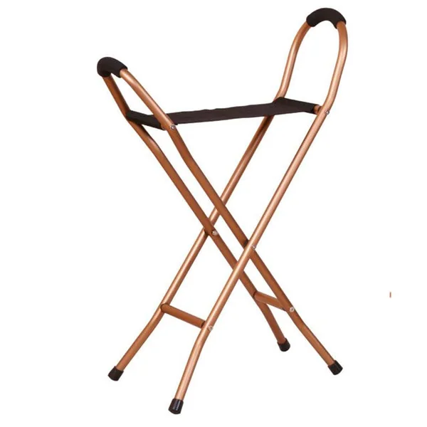 Bastón Silla con Cuatro Puntos de Apoyo | Ergonómico