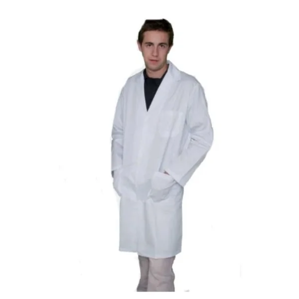 Bata Clásica Unisex con Botones