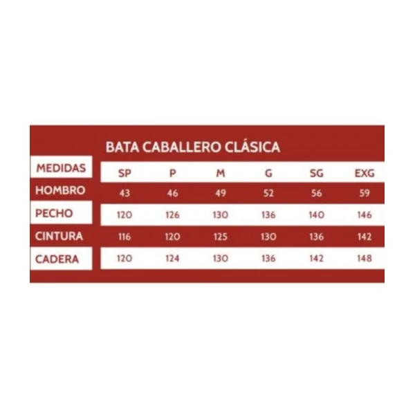 Bata Clásica Unisex con Botones