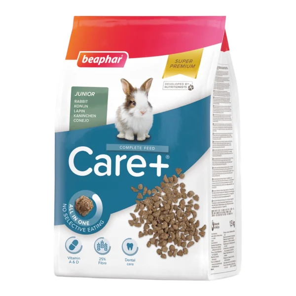 Beaphar Care+ Conejo Junior — Pienso Super Premium para Conejos Jóvenes