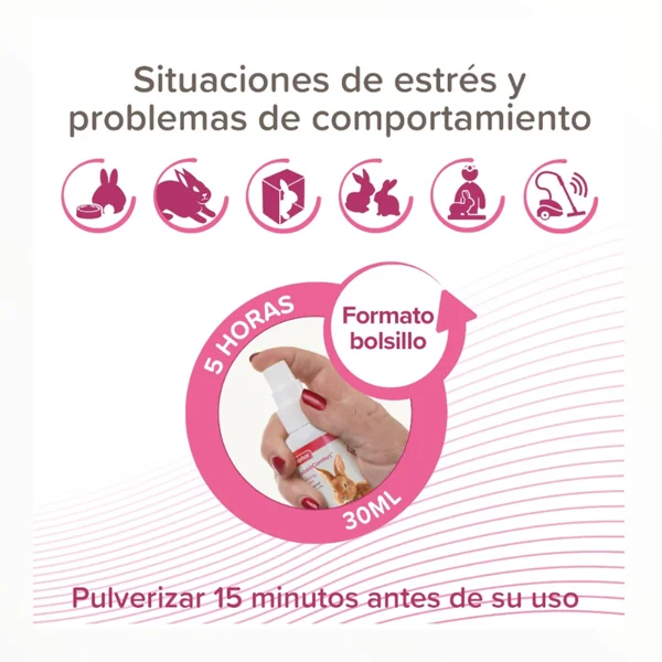 Beaphar Rabbit Comfort Spray para Conejos — Reductor de Estrés
