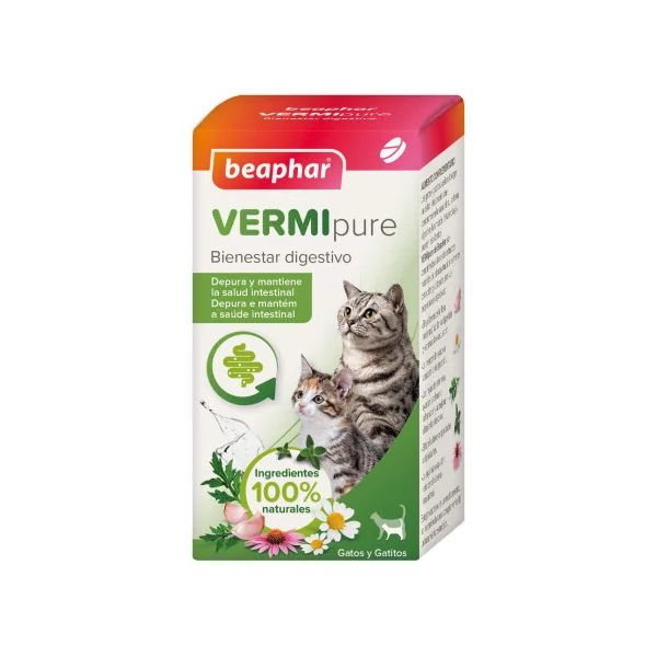 Beaphar VERMIpure Comprimidos Gatos y Gatitos