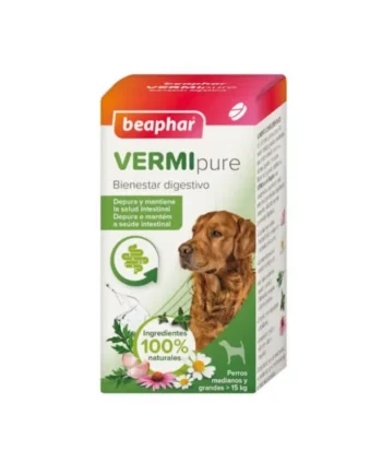 Beaphar VERMIpure Comprimidos Perros Medianos y Grandes