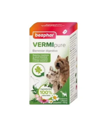 Beaphar VERMIpure Comprimidos Perros Pequeños y Cachorros