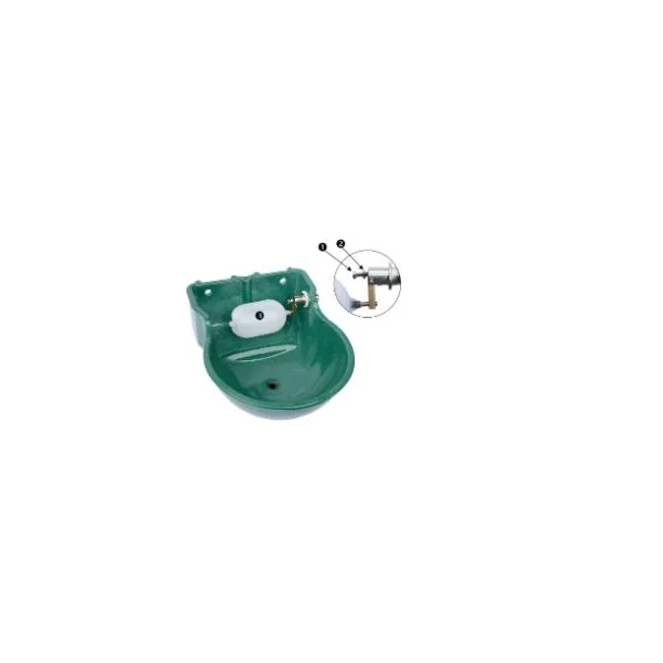 BEBEDERO CABALLOS PINTADO AUTOMATICO VERDE