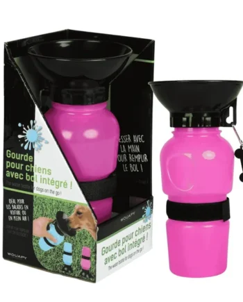 Bebedero Perro Wouapy con Bol Integrado 500 ml Colores Rosa y Azul