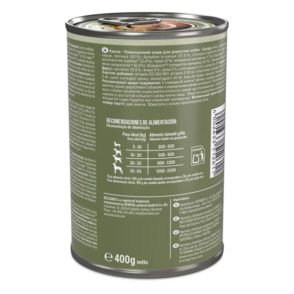 Belcando - Holisitic Pato 400g