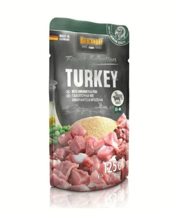 Belcando sobre comida húmeda perros pavo con amaranto y guisantes