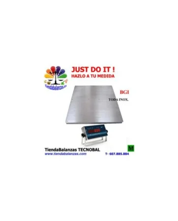 BGI 1212/1512/1515 1500/3000Kg Plataforma inox Baxtran