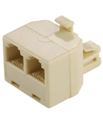 Bifurcador de telefono RJ11 Blanco