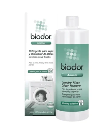 Biodor Detergente textil para eliminar olores mascotas 1 Litro