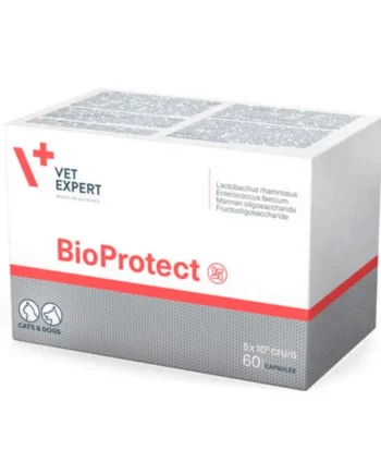 BioProtect probióticos prebióticos perros gatos 60 cápsulas