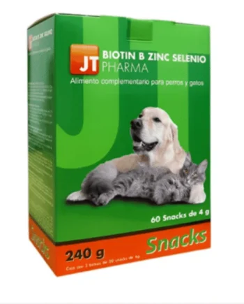Biotin B Zinc Selenio SNACKS perros gatos 60x4g