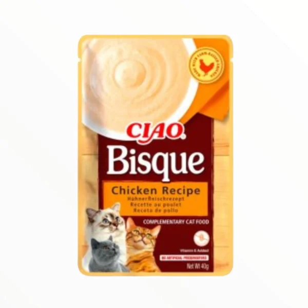 Bisque Puré de Pollo para Gatos