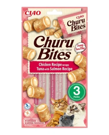 Bites Receta Atún y Salmón para Gatos