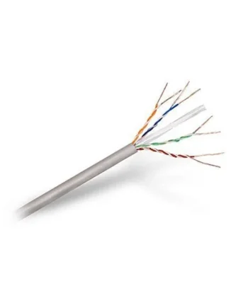 Bobina de red CAT 6 UTP rigido 100 M Gris