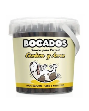 Bocados Snack Cordero y Arroz Perros