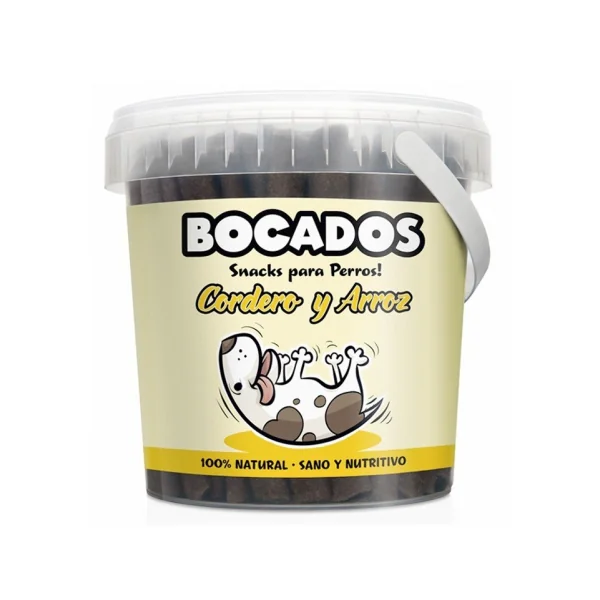 Bocados Snack Cordero y Arroz Perros