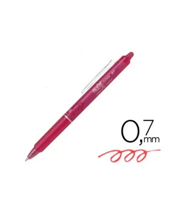 Boligrafo Borrable Pilot Frixion Clicker Rosa