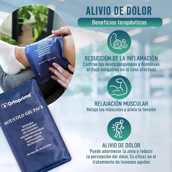 Bolsa de Gel Reutilizables Frío y Calor