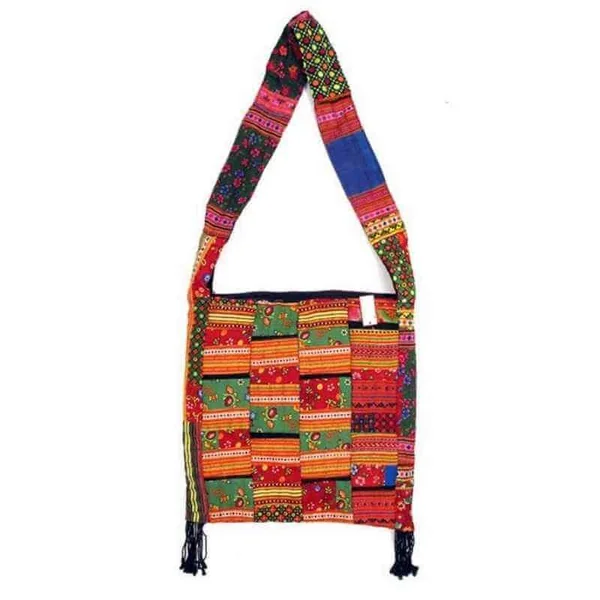 Bolso bandolera patchwork tribal