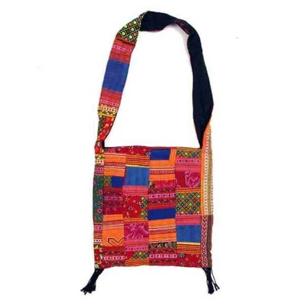 Bolso bandolera patchwork tribal