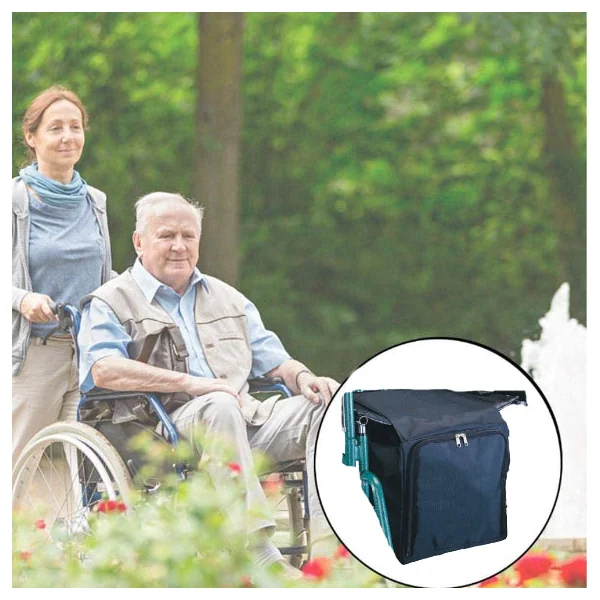 Bolso Complementario para Silla de Ruedas | Azul Marino