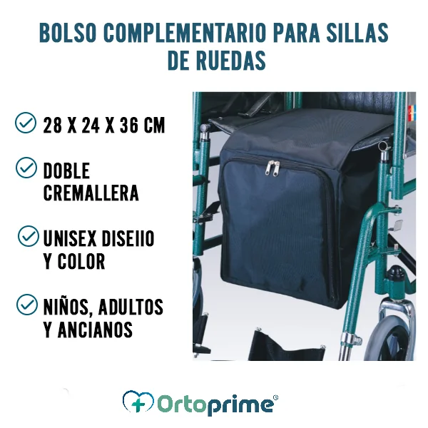 Bolso Complementario para Silla de Ruedas | Azul Marino