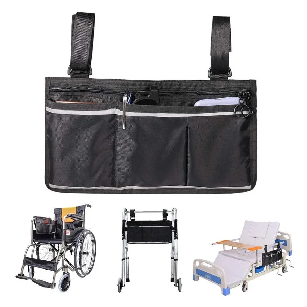 Bolso Lateral de Múltiples Compartimientos | Silla de Ruedas