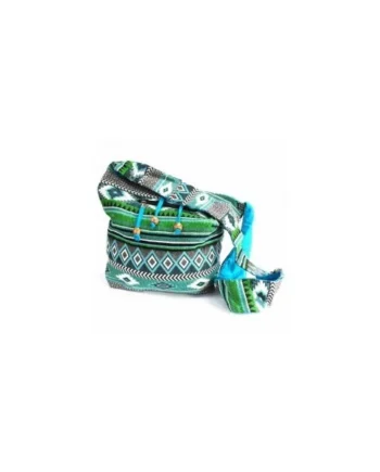 Bolso Teal Tejido Jacquard
