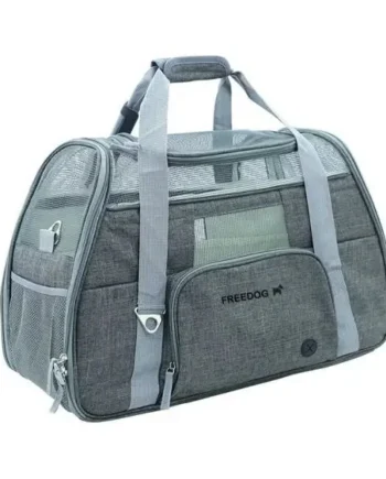 Bolso Transportin Crossworld Gris 51 X 23 X 35 cm Freedog