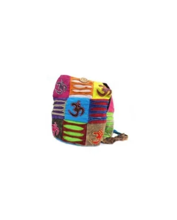 Bolso Étnico Estilo Hippie - Teal / Om