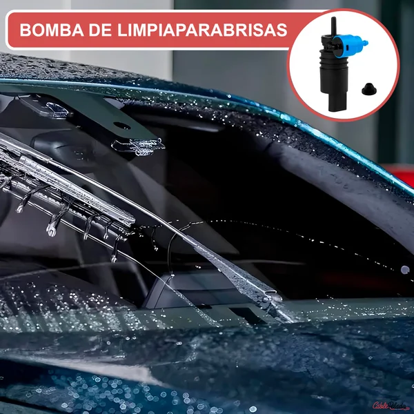 Bomba De Agua De Lavado Parabrisas Azul