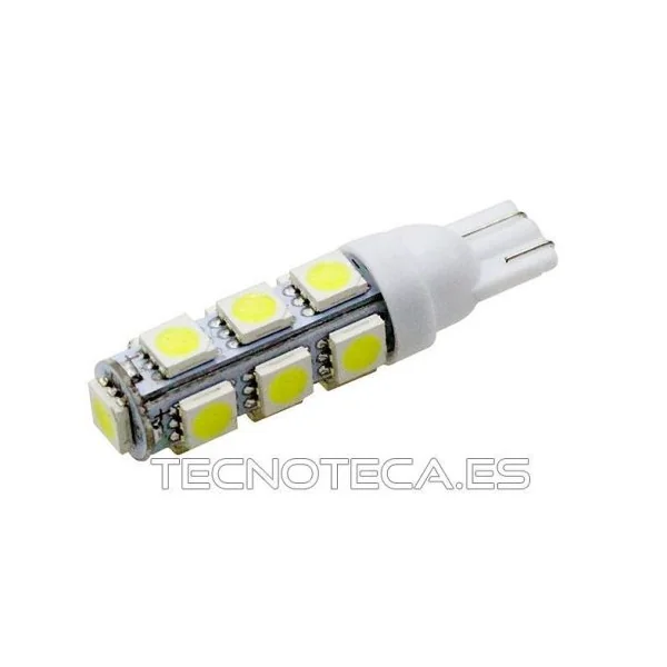 Bombilla LED coche 12VDC T10 13 LEDs