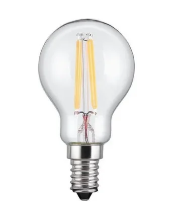 Bombilla LED E14 filamentos luz calida 4W