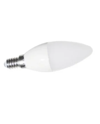 Bombilla LED E14 vela Luz Calida 5W