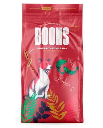 BOONS - Salmón con Patatas y Guisantes ADULTO MINI