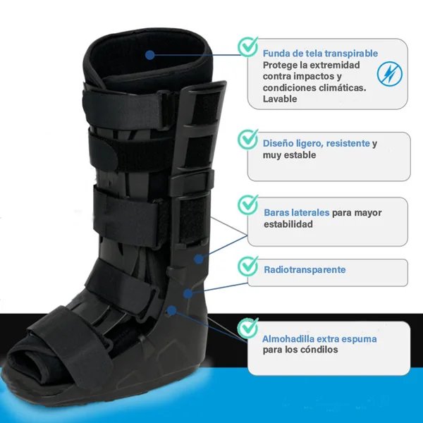 Bota Walker Ortesis Inmovilizadora de Tobillo