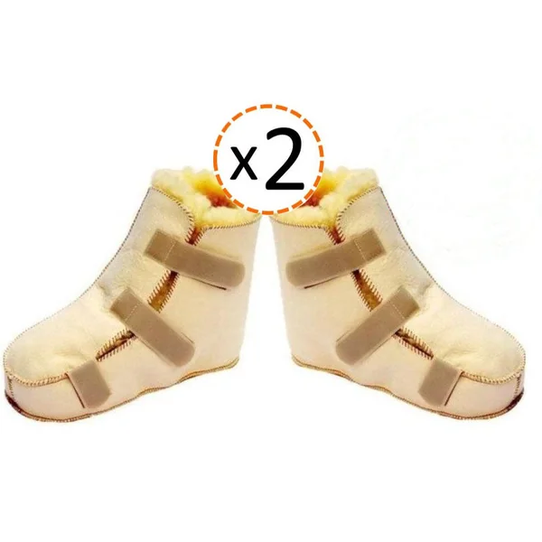 Botas Antiescaras Lambskin Premium Par Izquierda y Derecha