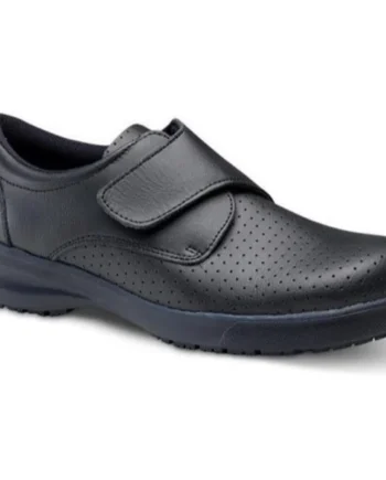 Botas de Cuero con Cierre de Velcro | Blancas y Marino