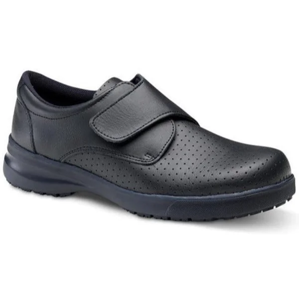 Botas de Cuero con Cierre de Velcro | Blancas y Marino