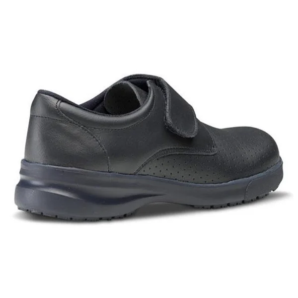 Botas de Cuero con Cierre de Velcro | Blancas y Marino