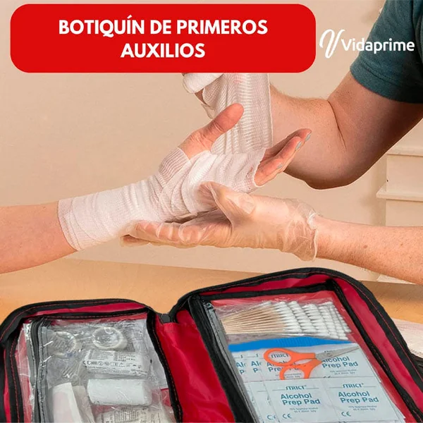 Botiquín de Primeros Auxilios Kit Completo Profesional | 180 Piezas