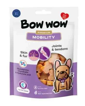 Bow Wow - Mobility con glucosamina y cúrcuma 60g
