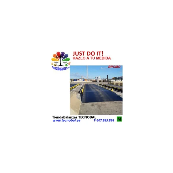BPGMO 3/3,30m. x 6/8/10/12/14/16/18m. 30/60 TN. BÁSCULA PUENTE MODULAR DE BAXTRAN.
