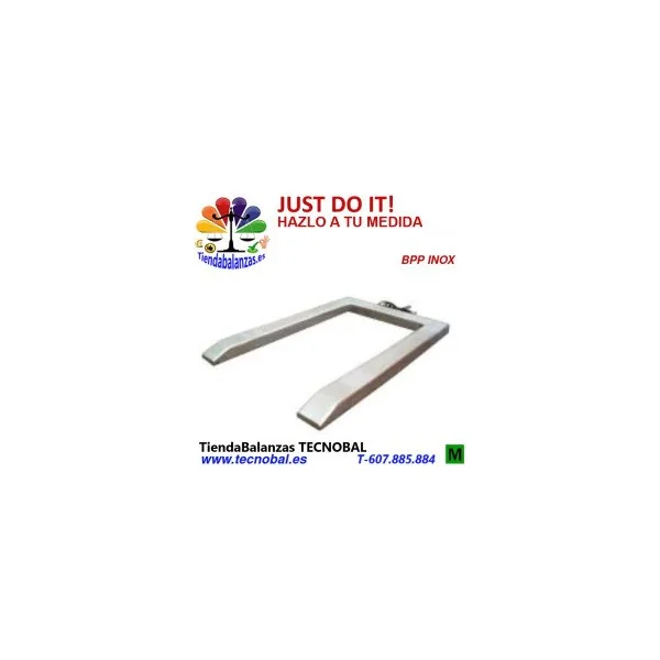 BPP PESAPALETS INOX 1250X850/1000 de 300 a 3000 Kg BAXTRAN.